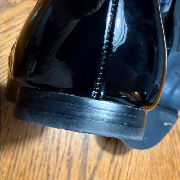 Marc Fisher Black Faux Patent Leather Shoes, 9.5 - Picture 7 of 10
